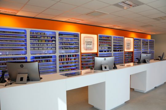 Vaporshop Schelle interieur