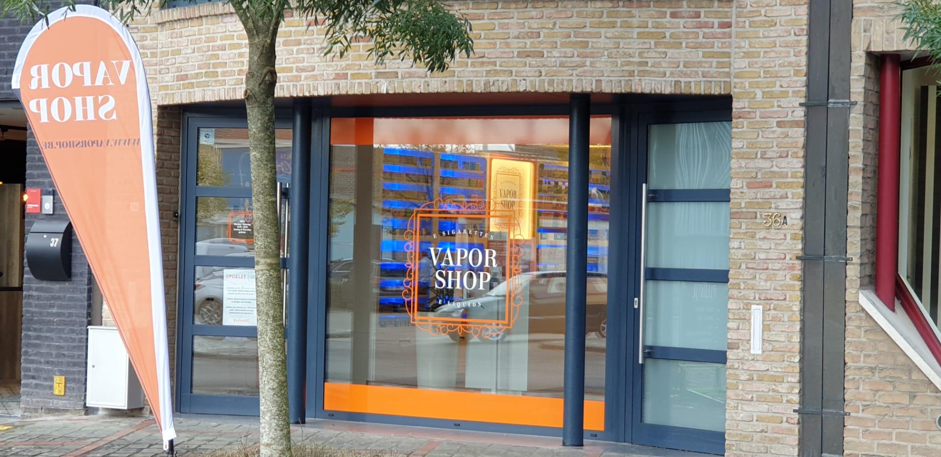 vooraanzicht vaporshop roeselare rumbeke