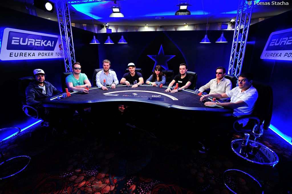 Bert Geens Eureka Poker Tour 2014 Final Table Shot