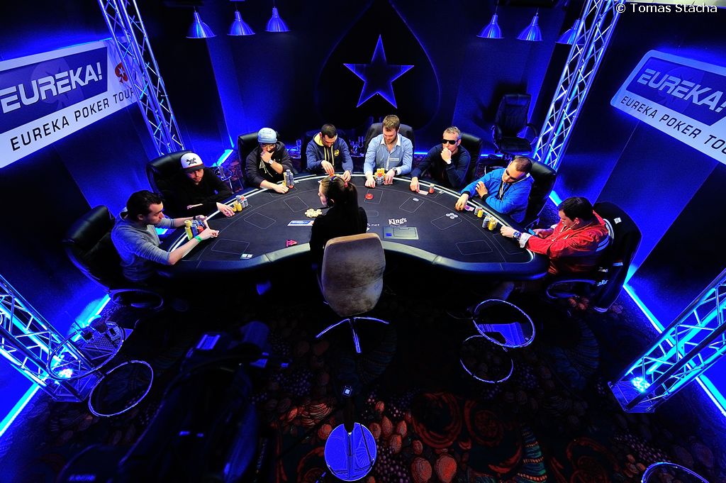 Bert Geens Eureka Poker Tour 2014 Finaletafel Shot