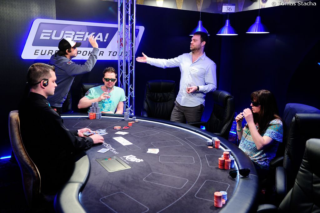 Bert Geens Eureka Poker Tour 2014 bust hand